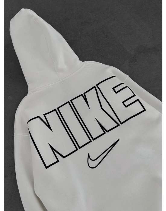 NK KALIN PUNTO 3 İPLİK KAPÜŞONLU SWEAT BEYAZ