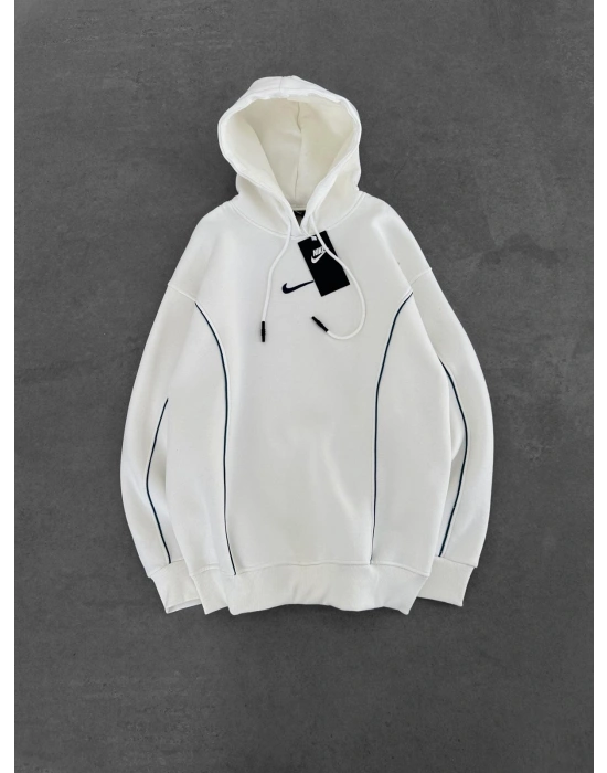 NK KALIN PUNTO 3 İPLİK KAPÜŞONLU SWEAT BEYAZ