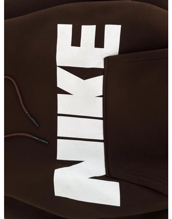 NK KALIN PUNTO 3 İPLİK KAPÜŞONLU SWEAT KAHVE