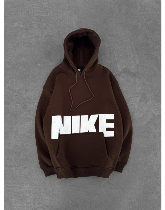 NK KALIN PUNTO 3 İPLİK KAPÜŞONLU SWEAT KAHVE