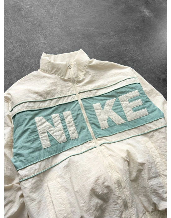 NK KIRIŞIK KUMAŞ OVERSİZE ASTARLI CEKET KREM