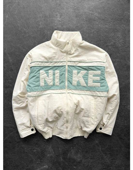 NK KIRIŞIK KUMAŞ OVERSİZE ASTARLI CEKET KREM