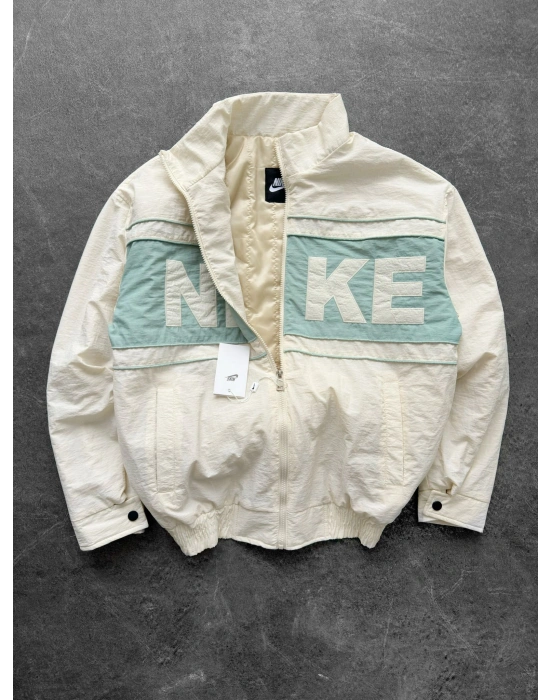 NK KIRIŞIK KUMAŞ OVERSİZE ASTARLI CEKET KREM