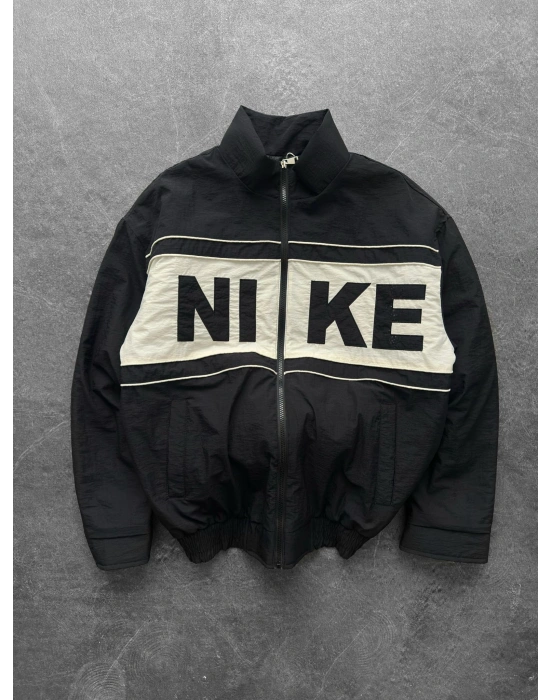 NK KIRIŞIK KUMAŞ OVERSİZE ASTARLI CEKET SİYAH