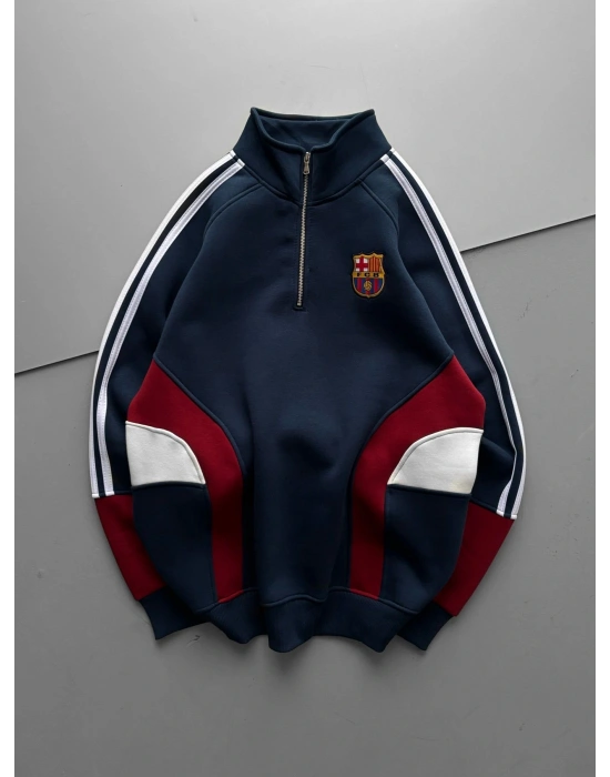 BRC YARIM FERMUAR PARÇALI SWEAT