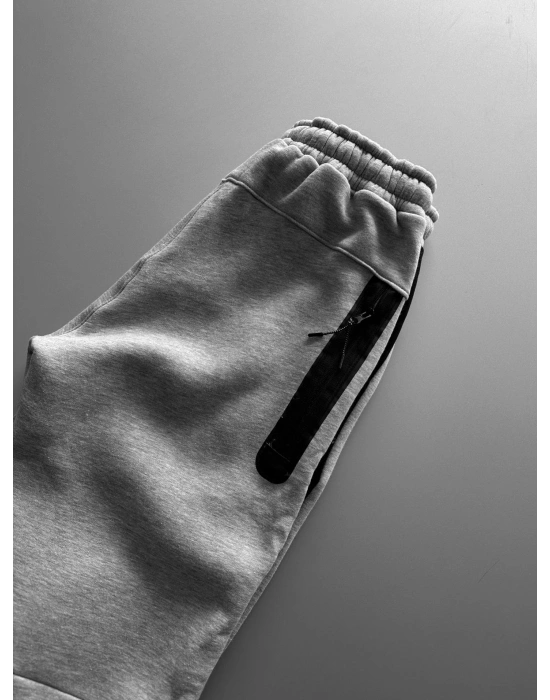 NK TECH PAÇA LASTİK 3 İPLİK PAMUKLU KUMAŞ EŞOFMAN ALTI MODEL 1