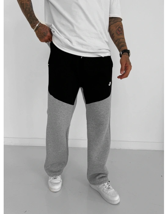 NK TECH PAÇA LASTİK 3 İPLİK PAMUKLU KUMAŞ EŞOFMAN ALTI MODEL 2