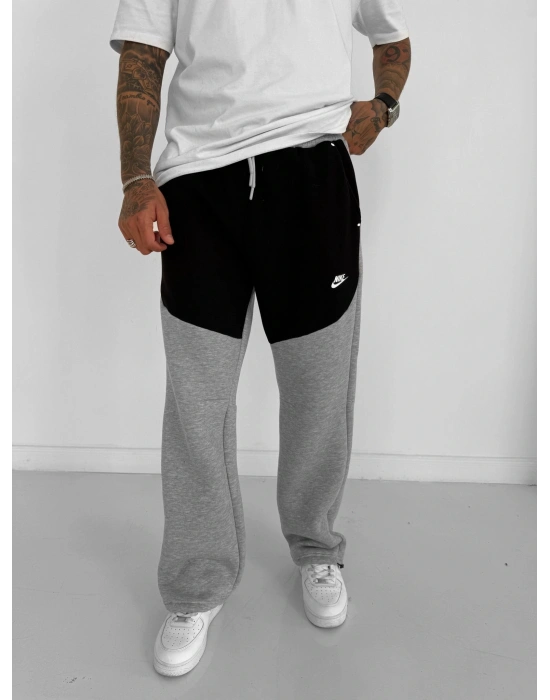 NK TECH PAÇA LASTİK 3 İPLİK PAMUKLU KUMAŞ EŞOFMAN ALTI MODEL 2