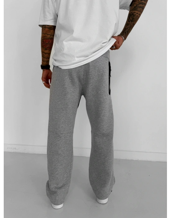 NK TECH PAÇA LASTİK 3 İPLİK PAMUKLU KUMAŞ EŞOFMAN ALTI MODEL 2