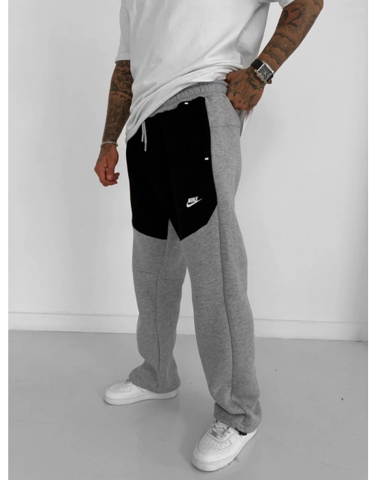 NK TECH PAÇA LASTİK 3 İPLİK PAMUKLU KUMAŞ EŞOFMAN ALTI MODEL 2