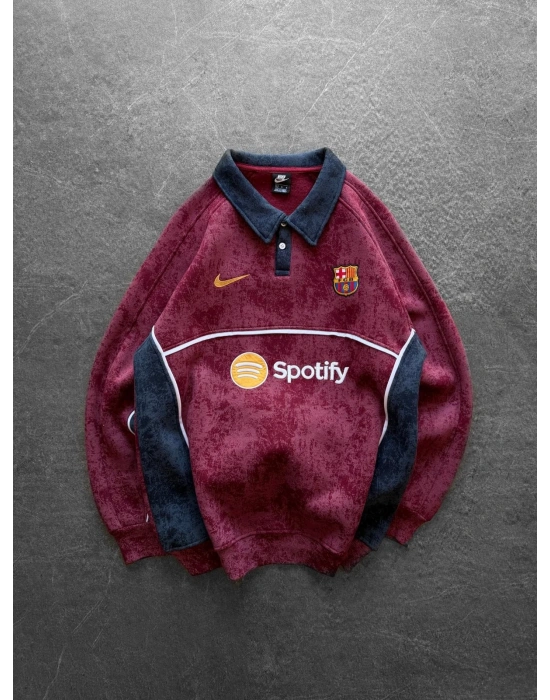 NK YIKAMA 3 İPLİK POLO YAKA BRC SWEAT BORDO