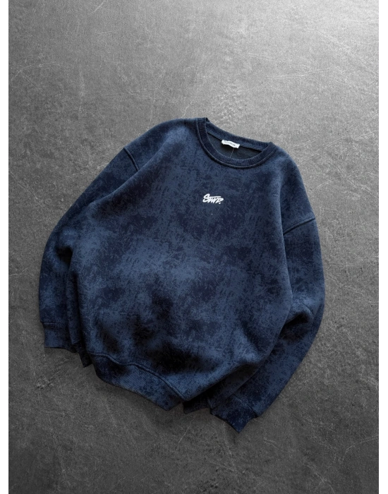 STW YIKAMA 3 İPLİK ŞARDONLU BİSİKLET YAKA SWEAT LACİ
