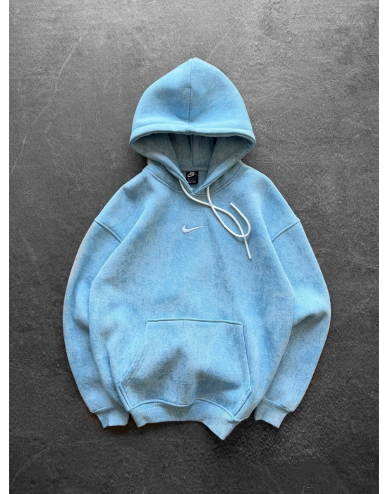 NK YIKAMA 3 İPLİK ŞARDONLU KAPÜŞONLU SWEAT BEBEMAVİ