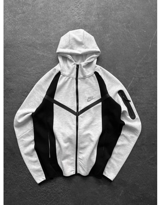 DOUBLEFACE KUMAŞ EFSANE KALIP TECH FLEECE HIRKA BEYAZ