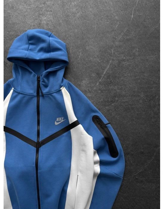 DOUBLEFACE KUMAŞ EFSANE KALIP TECH FLEECE HIRKA MAVİ