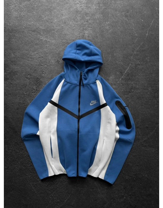 DOUBLEFACE KUMAŞ EFSANE KALIP TECH FLEECE HIRKA MAVİ