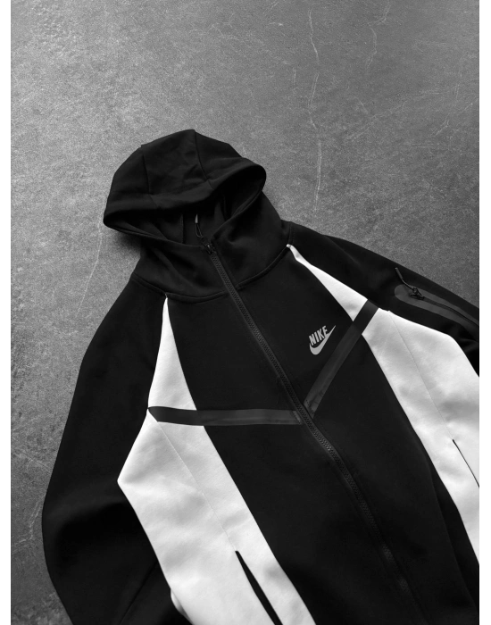 DOUBLEFACE KUMAŞ EFSANE KALIP TECH FLEECE HIRKA SİYAH