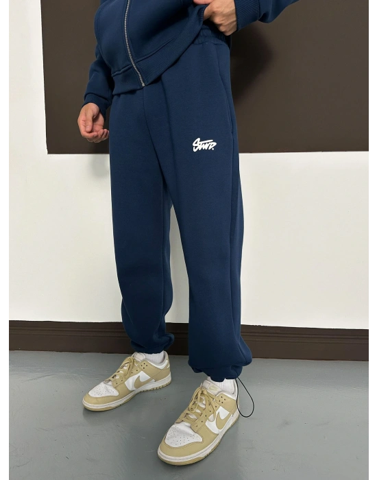 ÖZEL SERİ BASKILI STW PAÇA LASTİKLİ EŞOFMAN ALTI LACİ