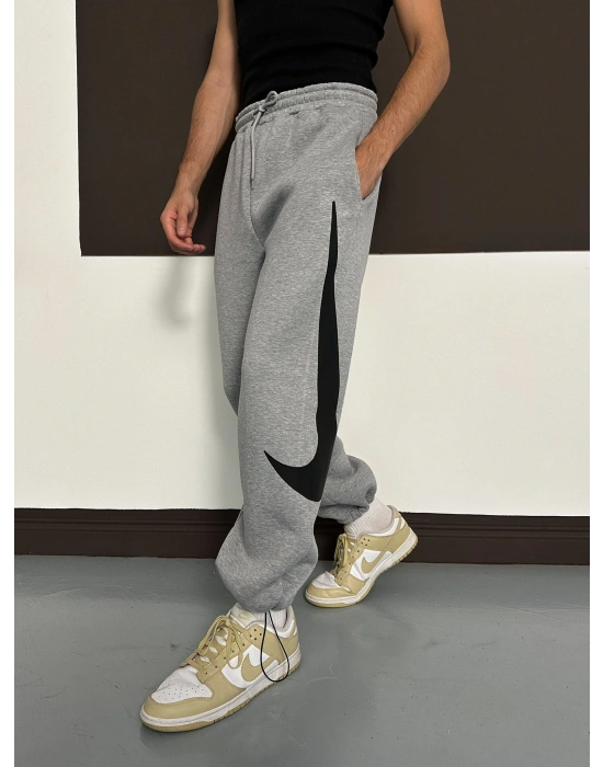 ÖZEL SERİ BÜYÜK NK PAÇA LASTİKLİ EŞOFMAN ALTI GRİ