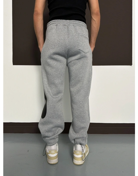 ÖZEL SERİ BÜYÜK NK PAÇA LASTİKLİ EŞOFMAN ALTI GRİ