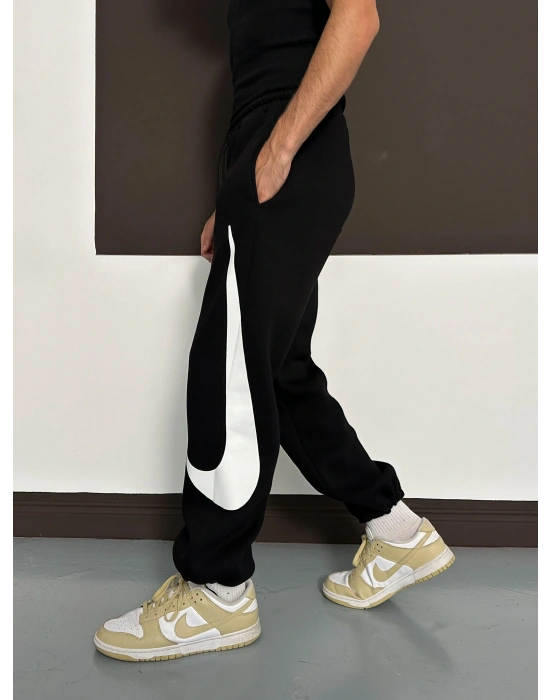 ÖZEL SERİ BÜYÜK NK PAÇA LASTİKLİ EŞOFMAN ALTI SİYAH