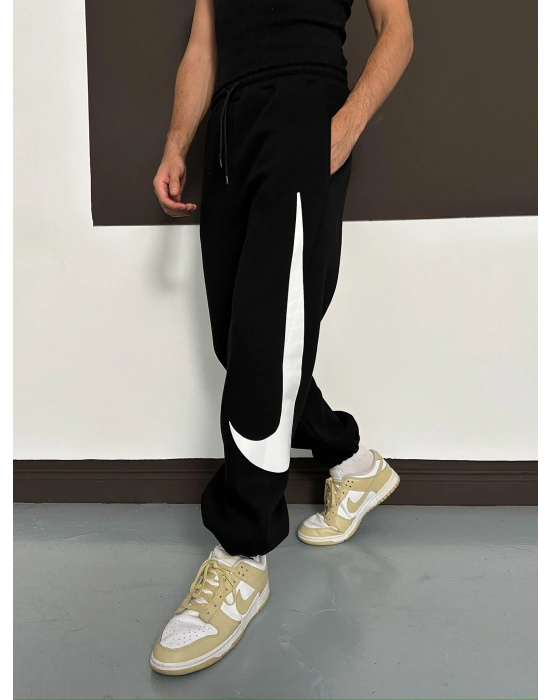 ÖZEL SERİ BÜYÜK NK PAÇA LASTİKLİ EŞOFMAN ALTI SİYAH