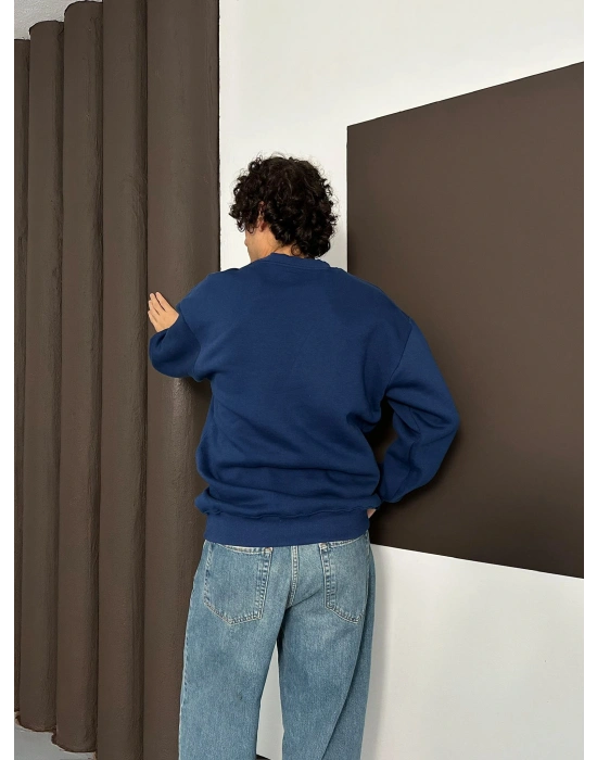 ÖZEL SERİ ÇİFT NK HOLOGRAM BASKI OVERSİZE SWEAT LACİ