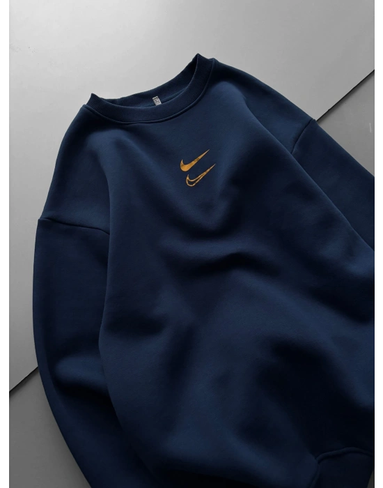 ÖZEL SERİ ÇİFT NK HOLOGRAM BASKI OVERSİZE SWEAT LACİ