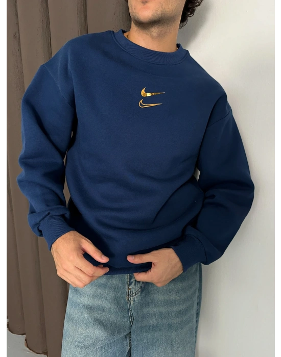 ÖZEL SERİ ÇİFT NK HOLOGRAM BASKI OVERSİZE SWEAT LACİ