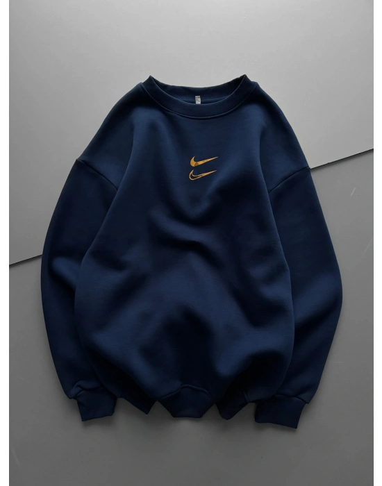 ÖZEL SERİ ÇİFT NK HOLOGRAM BASKI OVERSİZE SWEAT LACİ