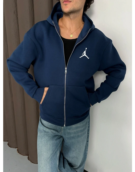 ÖZEL SERİ JORDAN OVERSİZE KAPÜŞONLU HIRKA LACİ