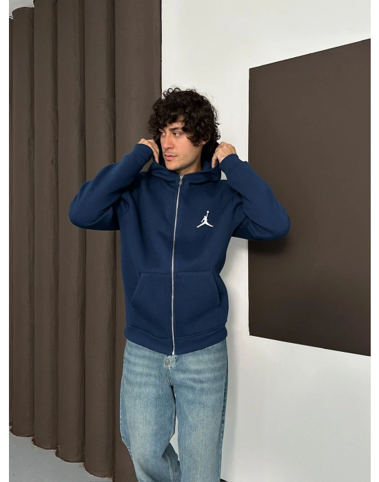 ÖZEL SERİ JORDAN OVERSİZE KAPÜŞONLU HIRKA LACİ