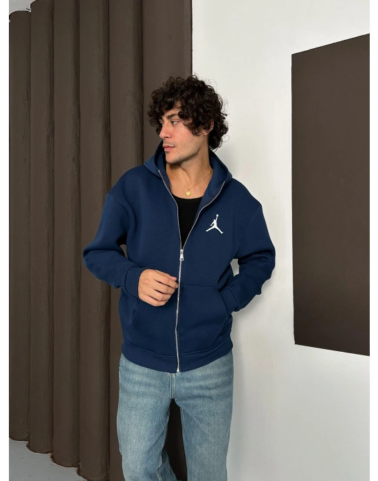 ÖZEL SERİ JORDAN OVERSİZE KAPÜŞONLU HIRKA LACİ