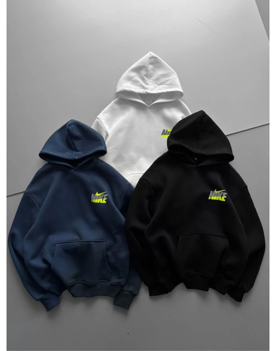 ÖZEL SERİ NK YARI REFLEKTÖRLÜ OVERSİZE KAPÜŞONLU SWEAT LACİ