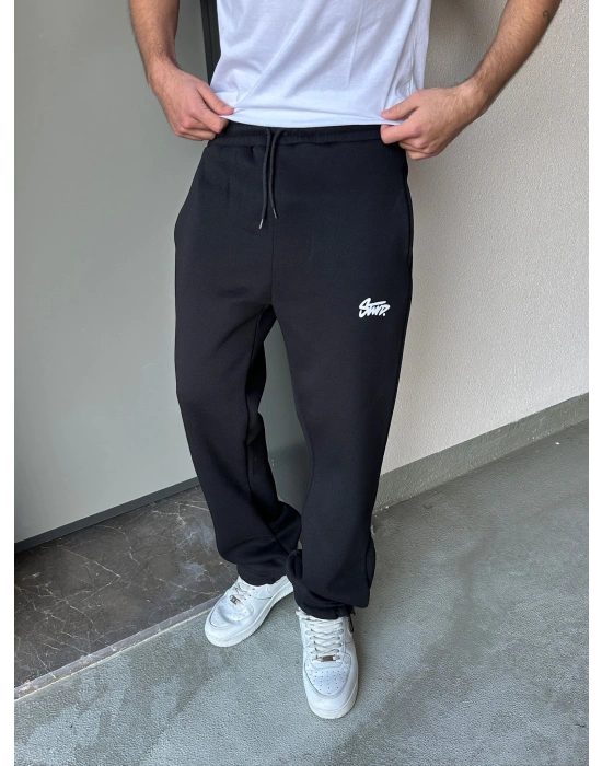 ÖZEL SERİ STW PAÇA AYARLANABİLİR BAGGY EŞOFMAN ALTI SİYAH