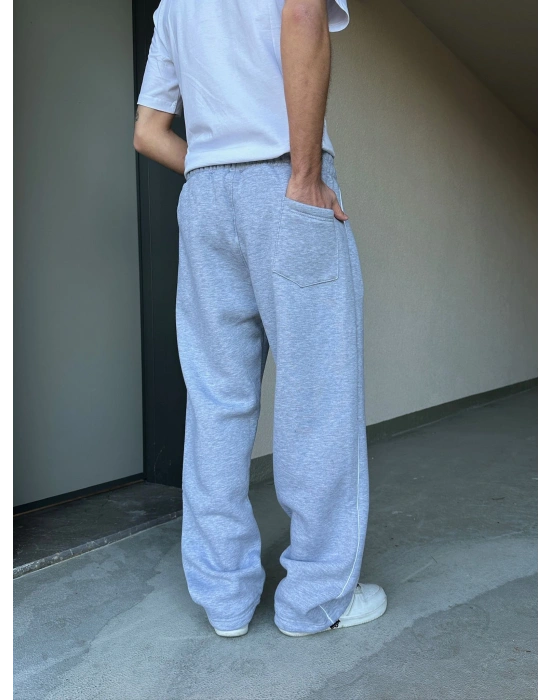 ÖZEL SERİ YAN BİYE NK PAÇA AYARLANABİLİR BAGGY EŞOFMAN ALTI GRİ