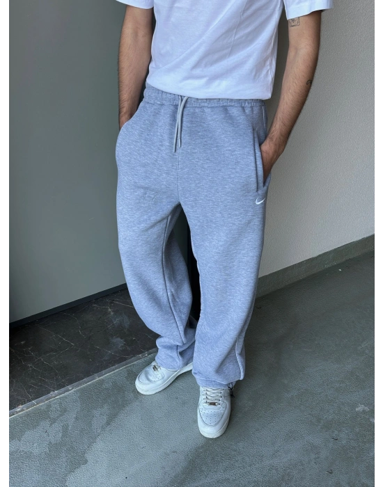 ÖZEL SERİ YAN BİYE NK PAÇA AYARLANABİLİR BAGGY EŞOFMAN ALTI GRİ