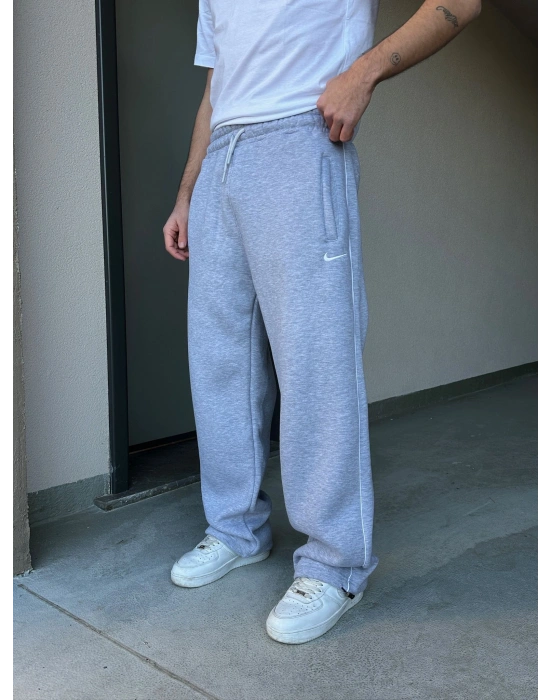 ÖZEL SERİ YAN BİYE NK PAÇA AYARLANABİLİR BAGGY EŞOFMAN ALTI GRİ