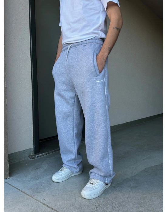 ÖZEL SERİ YAN BİYE NK PAÇA AYARLANABİLİR BAGGY EŞOFMAN ALTI GRİ