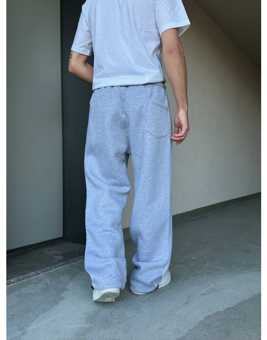 ÖZEL SERİ YAN BİYE NK PAÇA AYARLANABİLİR BAGGY EŞOFMAN ALTI GRİ