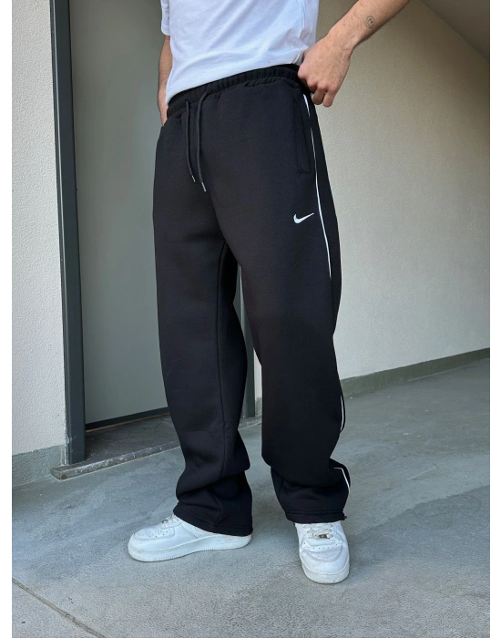 ÖZEL SERİ YAN BİYE NK PAÇA AYARLANABİLİR BAGGY EŞOFMAN ALTI SİYAH