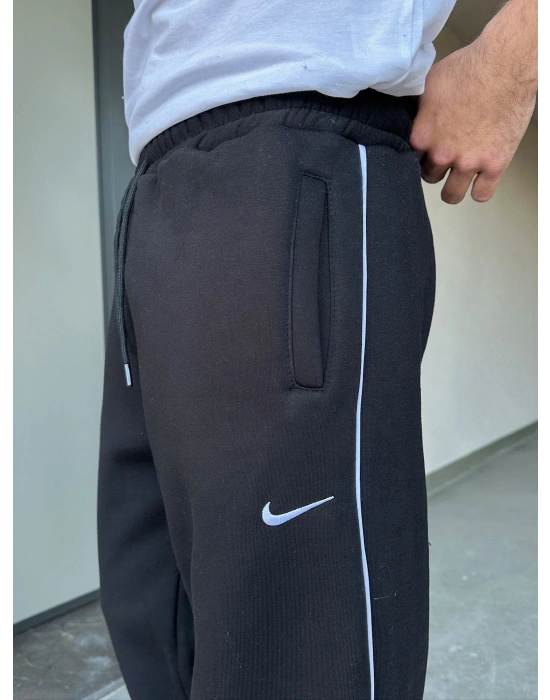 ÖZEL SERİ YAN BİYE NK PAÇA AYARLANABİLİR BAGGY EŞOFMAN ALTI SİYAH