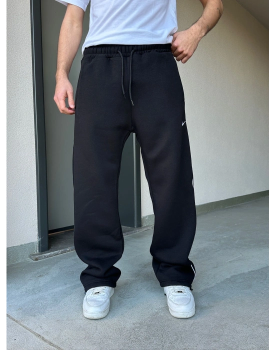 ÖZEL SERİ YAN BİYE NK PAÇA AYARLANABİLİR BAGGY EŞOFMAN ALTI SİYAH