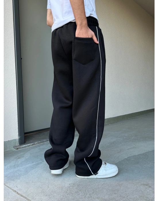 ÖZEL SERİ YAN BİYE NK PAÇA AYARLANABİLİR BAGGY EŞOFMAN ALTI SİYAH