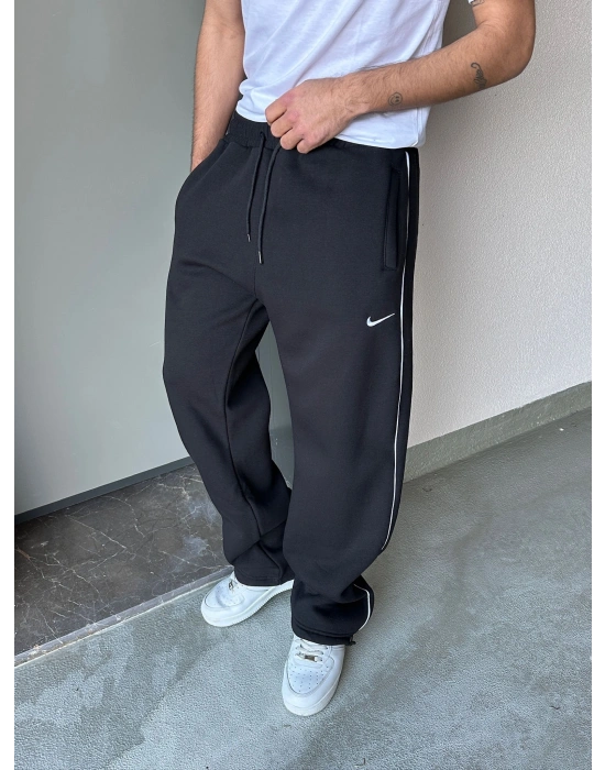 ÖZEL SERİ YAN BİYE NK PAÇA AYARLANABİLİR BAGGY EŞOFMAN ALTI SİYAH