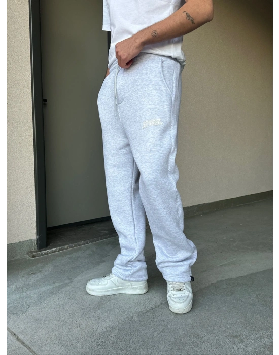 ÖZEL SERİ YAN BİYE PAÇA AYARLANABİLİR BAGGY EŞOFMAN ALTI GRİ