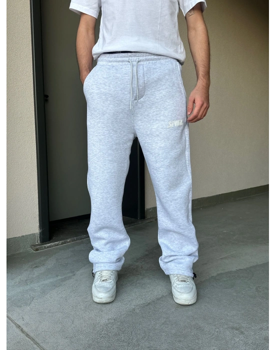 ÖZEL SERİ YAN BİYE PAÇA AYARLANABİLİR BAGGY EŞOFMAN ALTI GRİ