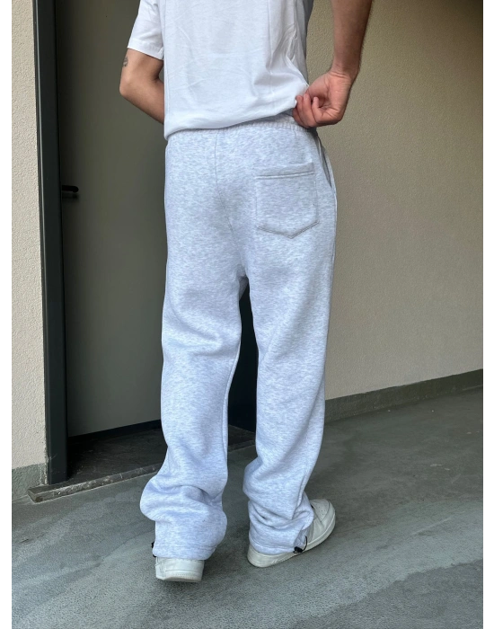 ÖZEL SERİ YAN BİYE PAÇA AYARLANABİLİR BAGGY EŞOFMAN ALTI GRİ