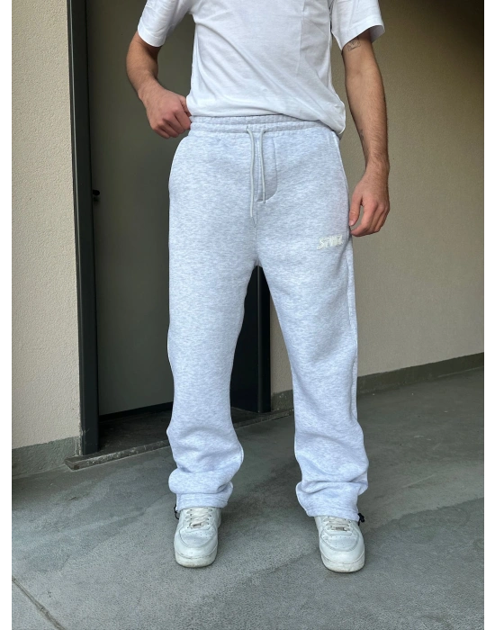 ÖZEL SERİ YAN BİYE PAÇA AYARLANABİLİR BAGGY EŞOFMAN ALTI GRİ