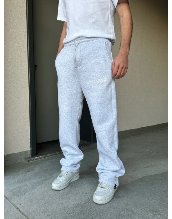 ÖZEL SERİ YAN BİYE PAÇA AYARLANABİLİR BAGGY EŞOFMAN ALTI GRİ